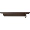 Ekena Millwork Heaton Hidden Support Steel Bracket w/ 8" Support Depth, Hammered Brown 3"W x 12"D x 2"H BKTM03X12X02HEHBR - alternate 6